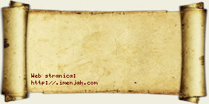 Isak Veljoglavac vizit kartica